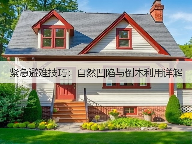 紧急避难技巧:自然凹陷与倒木利用详解(图2) 紧急避难技巧:自然凹陷与倒木利用详解(图2)
