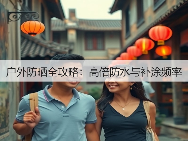 户外防晒全攻略：高倍防水与补涂频率