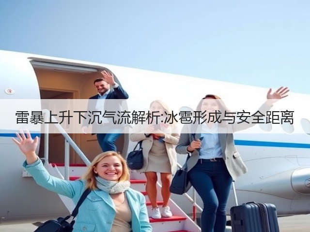 雷暴上升下沉气流解析:冰雹形成与安全距离(图3) 雷暴上升下沉气流解析:冰雹形成与安全距离(图3)