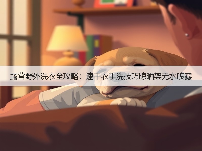 露营野外洗衣全攻略：速干衣手洗技巧晾晒架无水喷雾