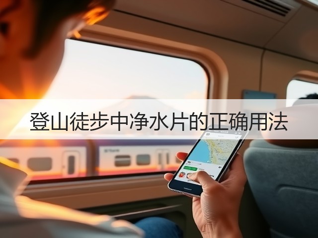 登山徒步中净水片的正确用法(图2) 登山徒步中净水片的正确用法(图2)