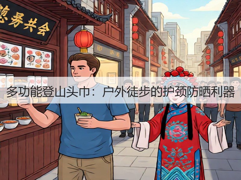 多功能登山头巾：户外徒步的护颈防晒利器