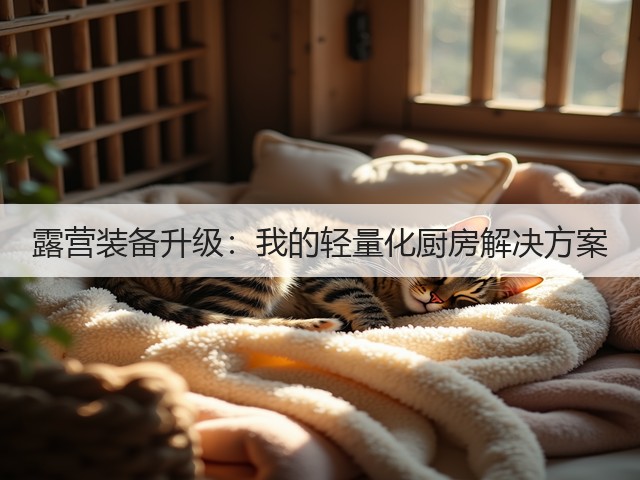 露营装备升级:我的轻量化厨房解决方案(图3) 露营装备升级:我的轻量化厨房解决方案(图3)