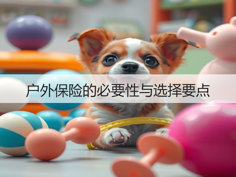 户外保险的必要性与选择要点