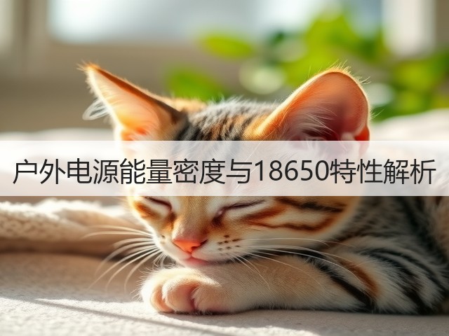户外电源能量密度与18650特性解析(图2) 户外电源能量密度与18650特性解析(图2)