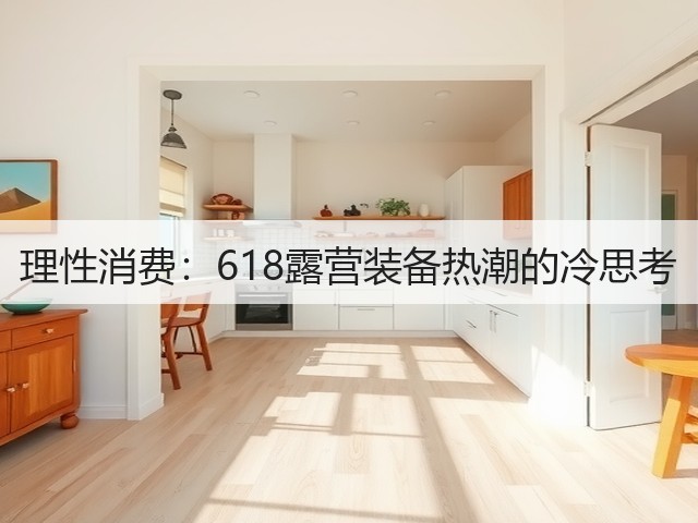 理性消费:618露营装备热潮的冷思考(图1) 理性消费:618露营装备热潮的冷思考(图1)