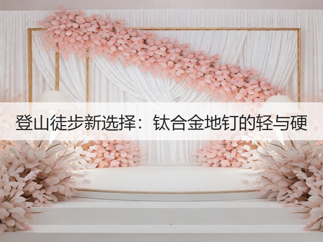 登山徒步新选择:钛合金地钉的轻与硬(图3) 登山徒步新选择:钛合金地钉的轻与硬(图3)
