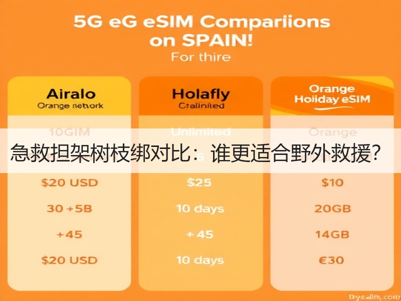 急救担架树枝绑对比：谁更适合野外救援？