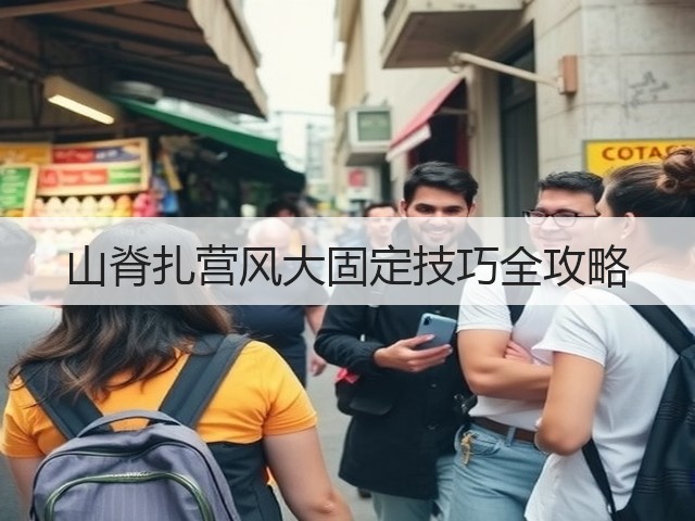 山脊扎营风大固定技巧全攻略(图3) 山脊扎营风大固定技巧全攻略(图3)