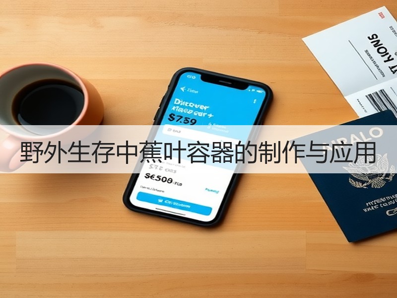 野外生存中蕉叶容器的制作与应用