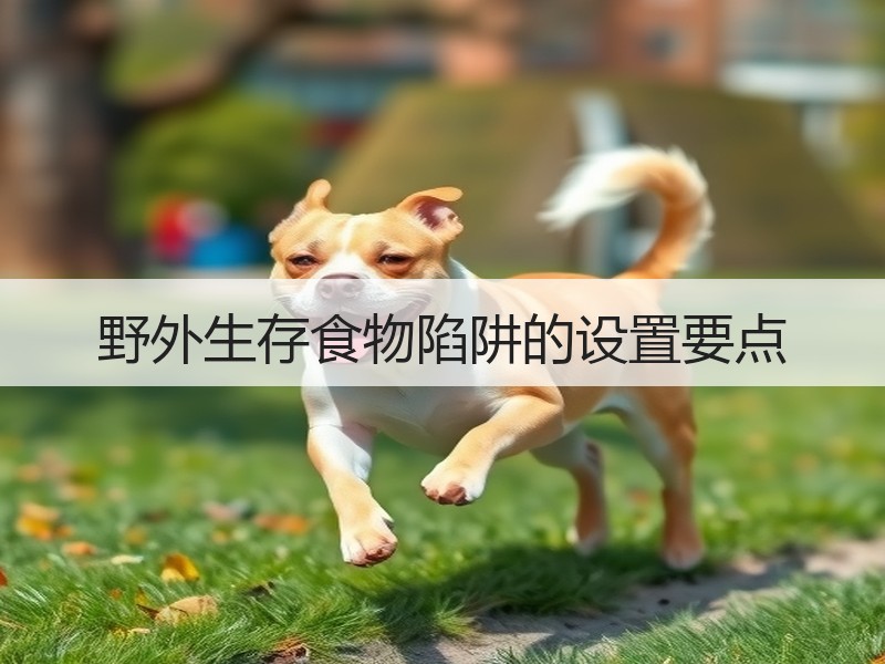 野外生存食物陷阱的设置要点