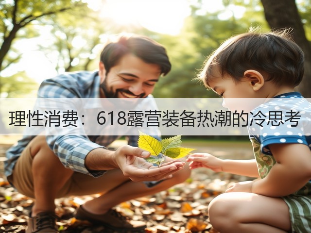 理性消费:618露营装备热潮的冷思考(图3) 理性消费:618露营装备热潮的冷思考(图3)