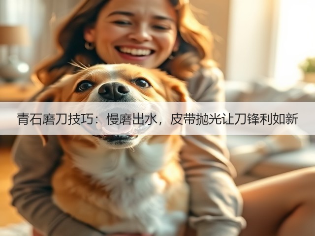 青石磨刀技巧:慢磨出水,皮带抛光让刀锋利如新(图1) 青石磨刀技巧:慢磨出水,皮带抛光让刀锋利如新(图1)