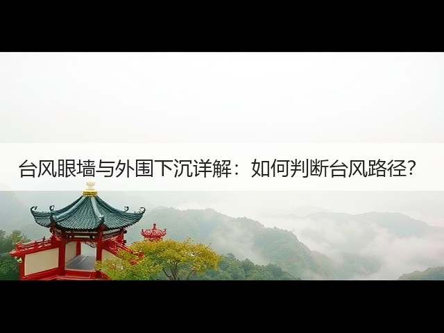 台风眼墙与外围下沉详解:如何判断台风路径?(图3) 台风眼墙与外围下沉详解:如何判断台风路径?(图3)