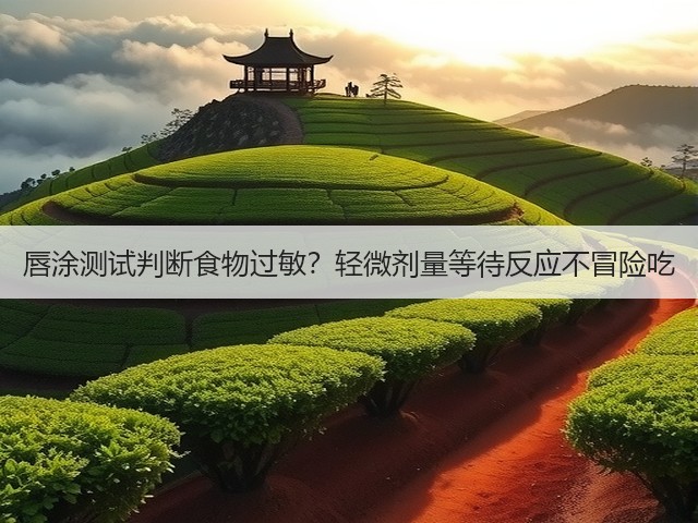 唇涂测试判断食物过敏?轻微剂量等待反应不冒险吃(图3) 唇涂测试判断食物过敏?轻微剂量等待反应不冒险吃(图3)