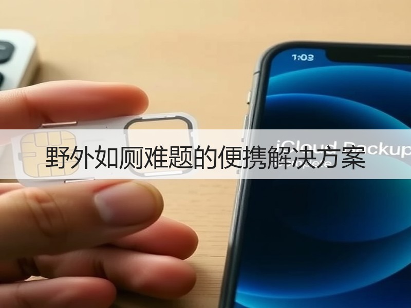 野外如厕难题的便携解决方案
