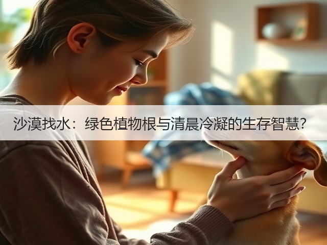 沙漠找水:绿色植物根与清晨冷凝的生存智慧?(图1) 沙漠找水:绿色植物根与清晨冷凝的生存智慧?(图1)