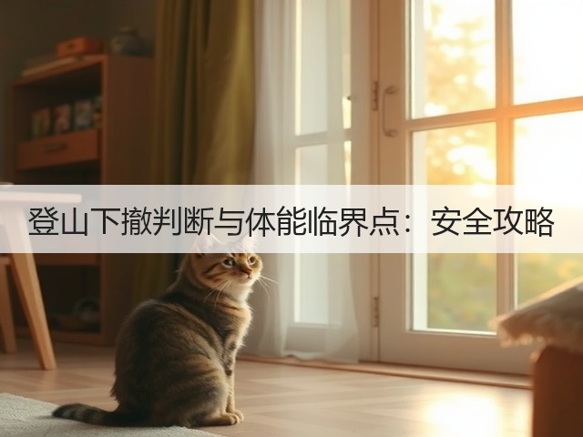 登山下撤判断与体能临界点:安全攻略(图1) 登山下撤判断与体能临界点:安全攻略(图1)