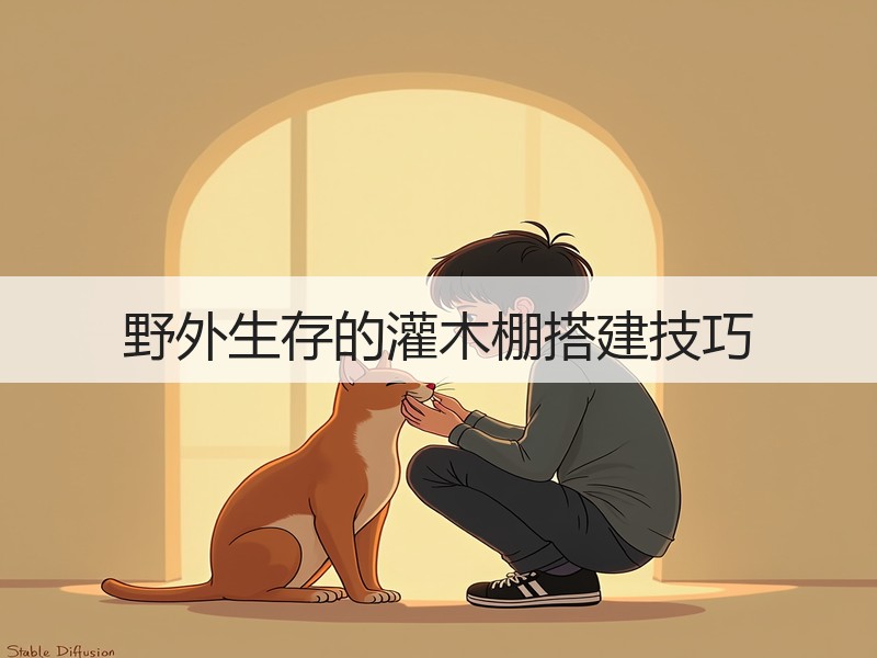 野外生存的灌木棚搭建技巧