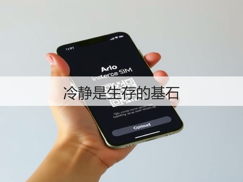 冷静是生存的基石