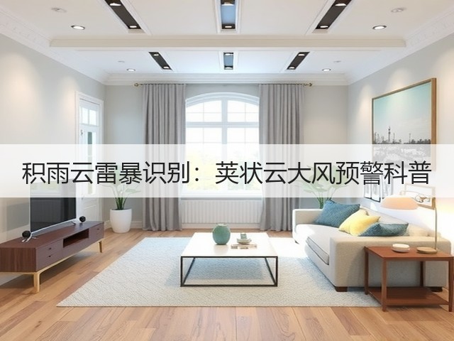 积雨云雷暴识别:荚状云大风预警科普(图2) 积雨云雷暴识别:荚状云大风预警科普(图2)