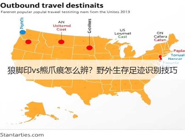 狼脚印vs熊爪痕怎么辨?野外生存足迹识别技巧(图2) 狼脚印vs熊爪痕怎么辨?野外生存足迹识别技巧(图2)