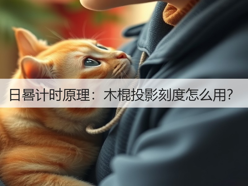 日晷计时原理：木棍投影刻度怎么用？