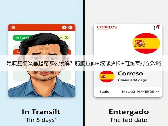 足底筋膜炎晨起痛怎么缓解?筋膜拉伸+滚球放松+鞋垫支撑全攻略(图1) 足底筋膜炎晨起痛怎么缓解?筋膜拉伸+滚球放松+鞋垫支撑全攻略(图1)