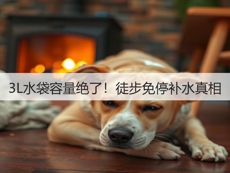 3L水袋容量绝了！徒步免停补水真相