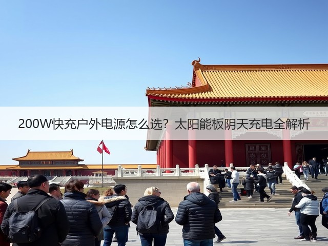 200W快充户外电源怎么选?太阳能板阴天充电全解析(图2) 200W快充户外电源怎么选?太阳能板阴天充电全解析(图2)