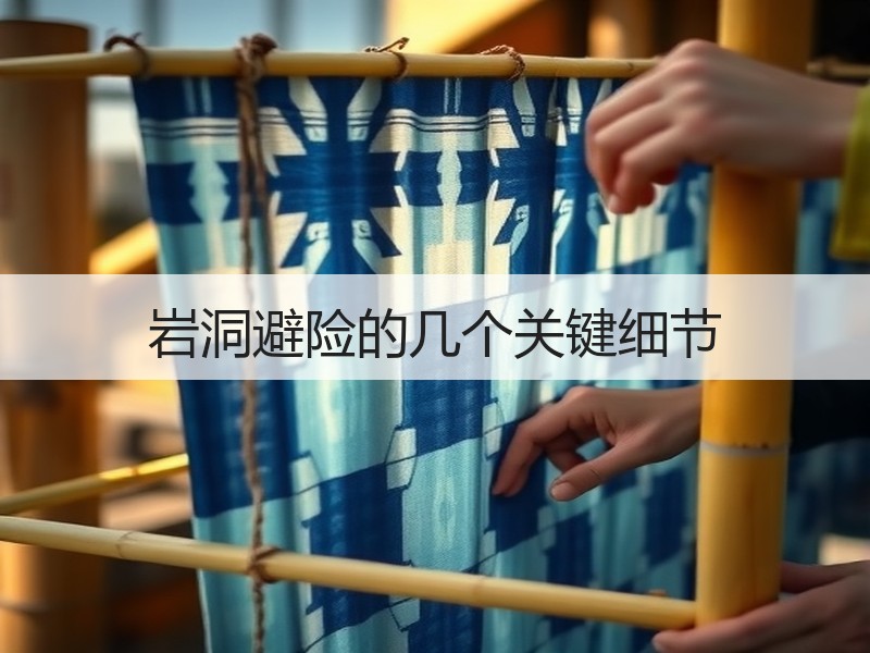 岩洞避险的几个关键细节