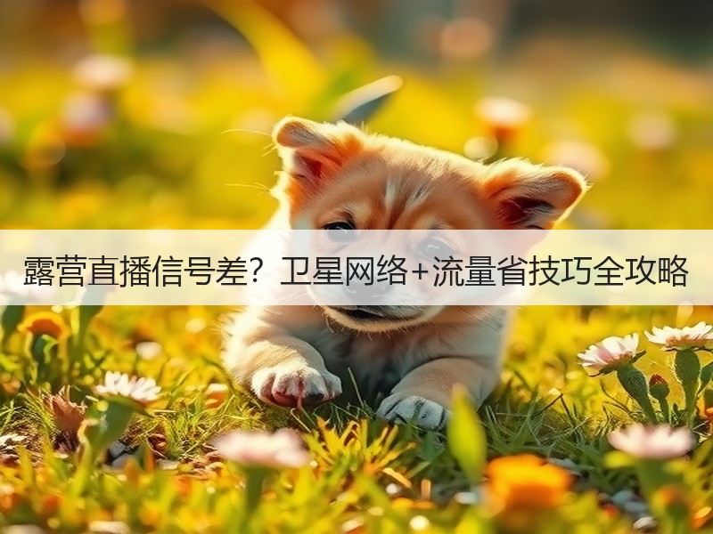 露营直播信号差？卫星网络+流量省技巧全攻略
