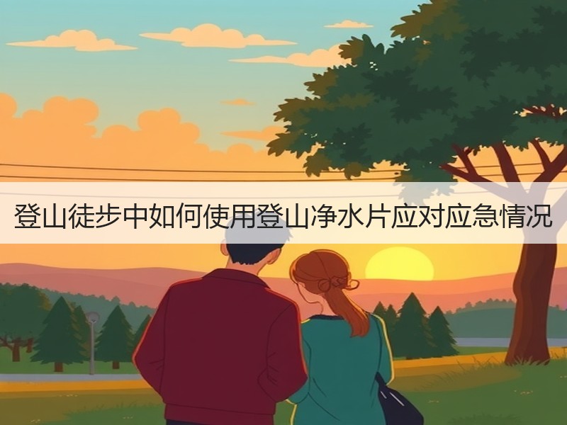 登山徒步中如何使用登山净水片应对应急情况