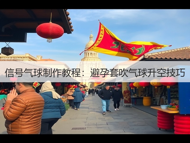 信号气球制作教程：避孕套吹气球升空技巧