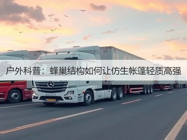 户外科普:蜂巢结构如何让仿生帐篷轻质高强(图3) 户外科普:蜂巢结构如何让仿生帐篷轻质高强(图3)