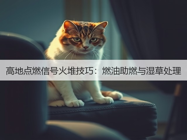 高地点燃信号火堆技巧:燃油助燃与湿草处理(图1) 高地点燃信号火堆技巧:燃油助燃与湿草处理(图1)