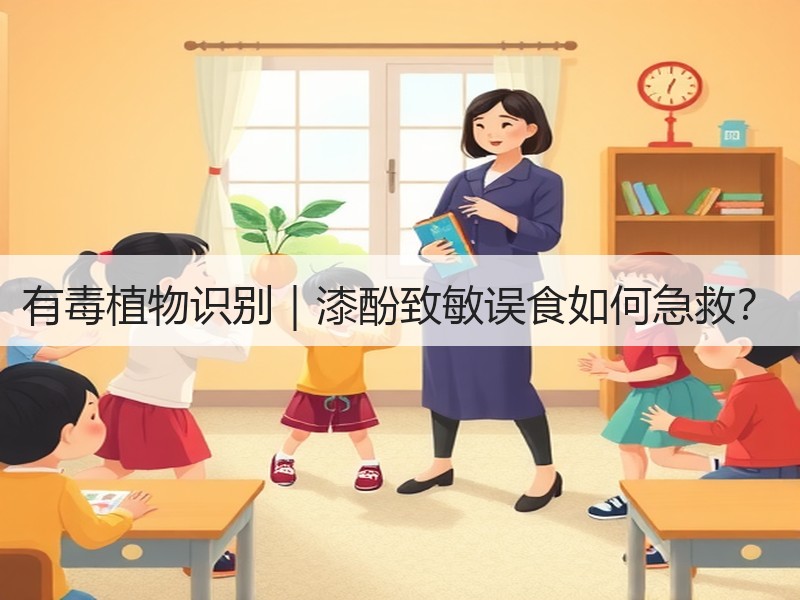 有毒植物识别｜漆酚致敏误食如何急救？