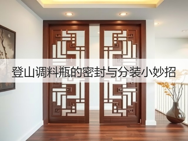 登山调料瓶的密封与分装小妙招(图1) 登山调料瓶的密封与分装小妙招(图1)