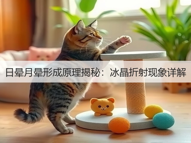 日晕月晕形成原理揭秘:冰晶折射现象详解(图1) 日晕月晕形成原理揭秘:冰晶折射现象详解(图1)