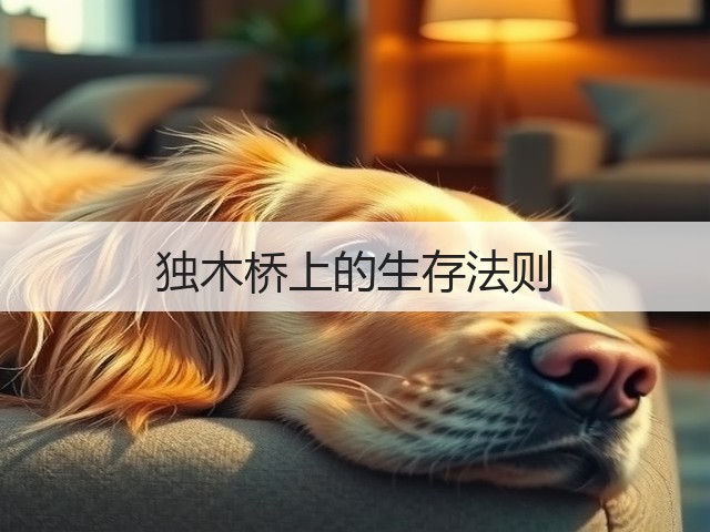 独木桥上的生存法则(图2) 独木桥上的生存法则(图2)