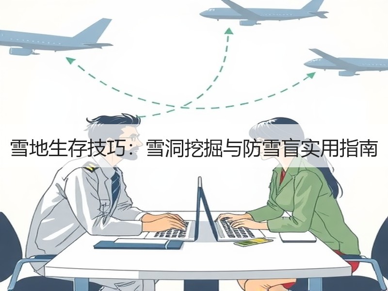 雪地生存技巧：雪洞挖掘与防雪盲实用指南