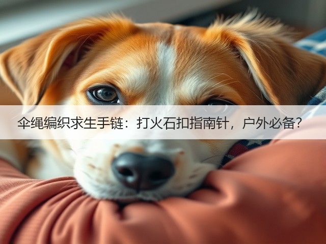 伞绳编织求生手链:打火石扣指南针,户外必备?(图2) 伞绳编织求生手链:打火石扣指南针,户外必备?(图2)
