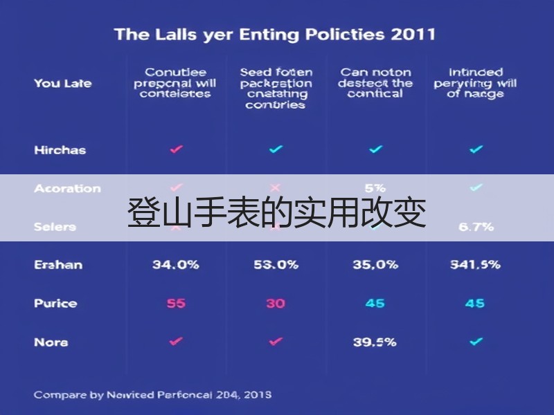 登山手表的实用改变