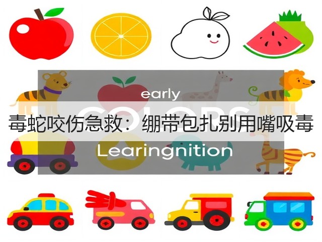 毒蛇咬伤急救:绷带包扎别用嘴吸毒(图3) 毒蛇咬伤急救:绷带包扎别用嘴吸毒(图3)