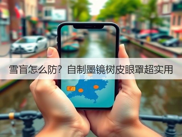 雪盲怎么防?自制墨镜树皮眼罩超实用(图2) 雪盲怎么防?自制墨镜树皮眼罩超实用(图2)