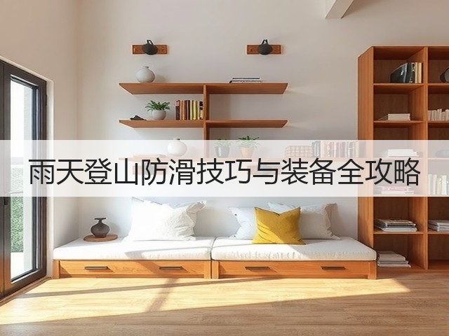 雨天登山防滑技巧与装备全攻略(图3) 雨天登山防滑技巧与装备全攻略(图3)
