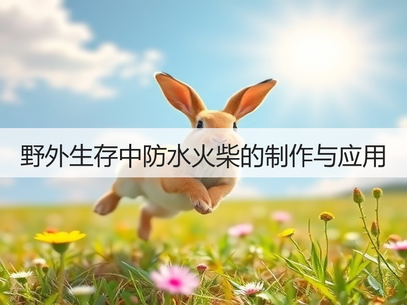 野外生存中防水火柴的制作与应用