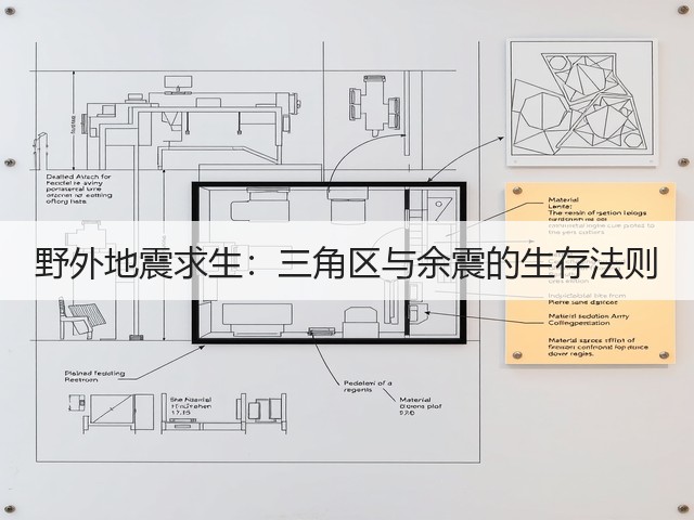 野外地震求生:三角区与余震的生存法则(图1) 野外地震求生:三角区与余震的生存法则(图1)