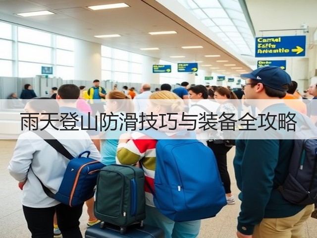 雨天登山防滑技巧与装备全攻略(图2) 雨天登山防滑技巧与装备全攻略(图2)