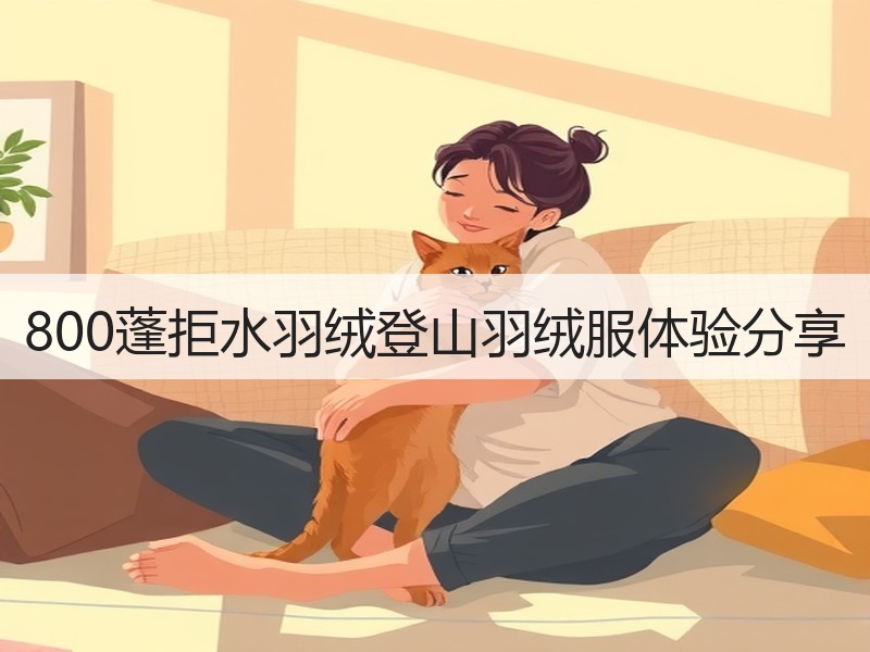 800蓬拒水羽绒登山羽绒服体验分享